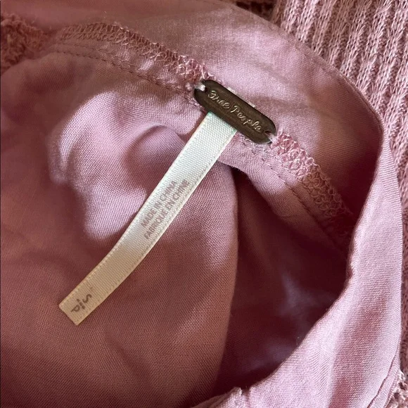 Free People Sweetest Thing Elegant Pink Lace Women's Top size small - Picture 13 of 16